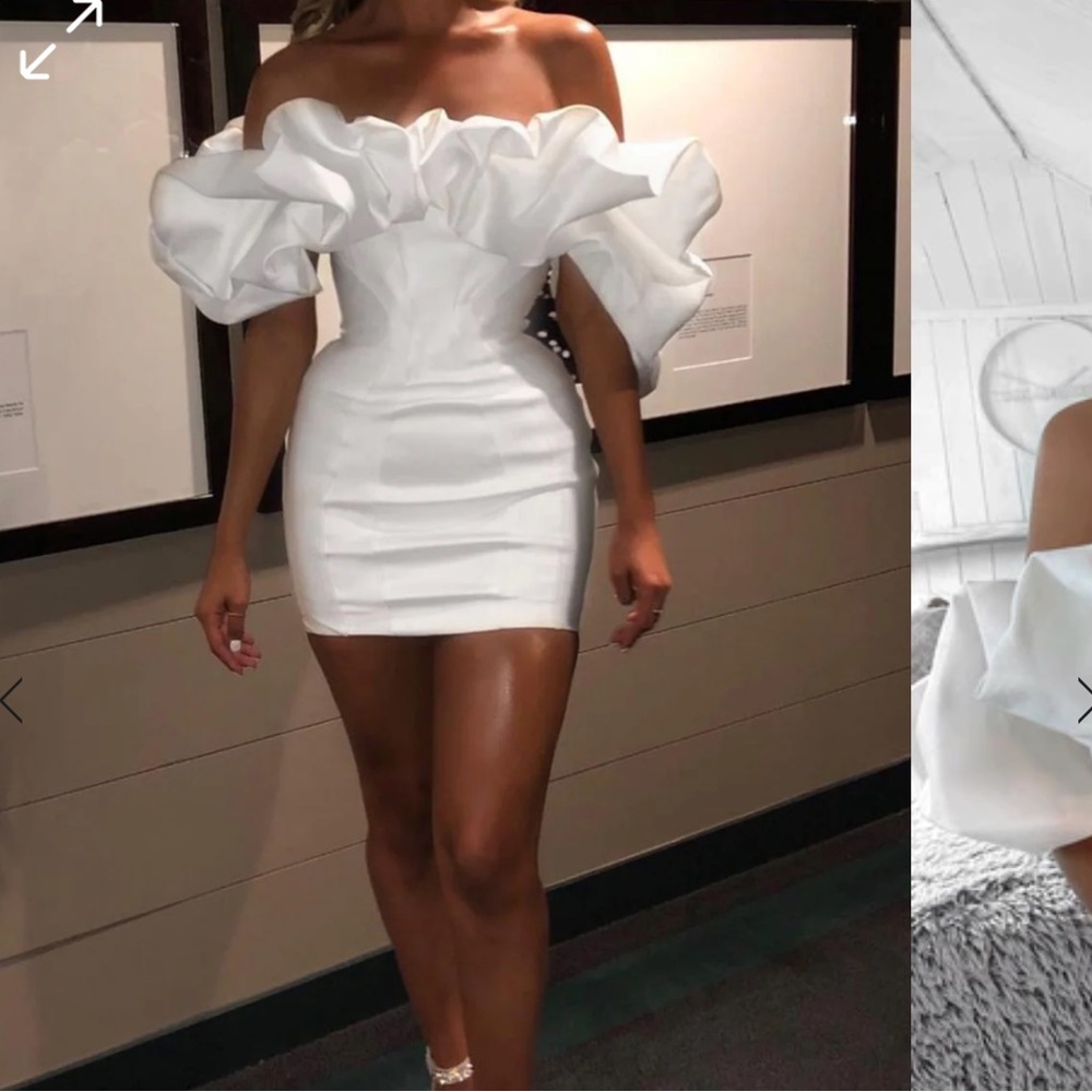 White Mini Dress, Bride, Bridal, Wedding
